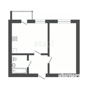 1-к квартира, вторичка, 30м2, 1/9 этаж