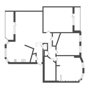 3-к квартира, вторичка, 123м2, 3/11 этаж