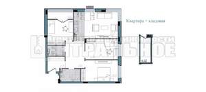 4-к квартира, вторичка, 88м2, 2/14 этаж