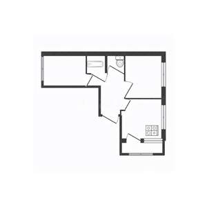 2-к квартира, вторичка, 66м2, 1/10 этаж