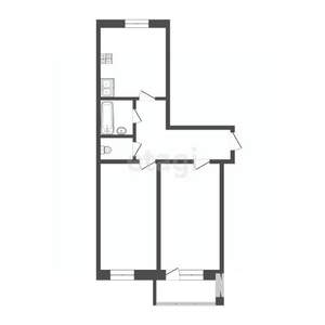 2-к квартира, вторичка, 46м2, 6/10 этаж