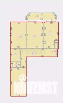 3-к квартира, вторичка, 88м2, 6/10 этаж
