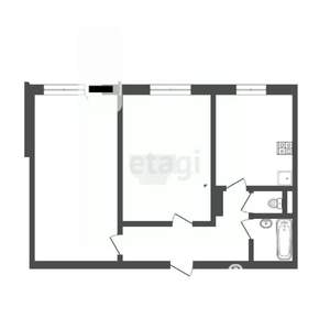2-к квартира, вторичка, 51м2, 3/5 этаж