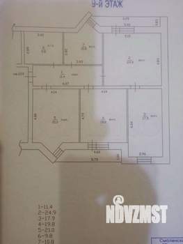 4-к квартира, вторичка, 115м2, 9/10 этаж