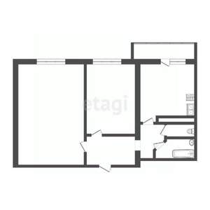 2-к квартира, вторичка, 60м2, 3/16 этаж