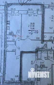 2-к квартира, вторичка, 77м2, 8/10 этаж