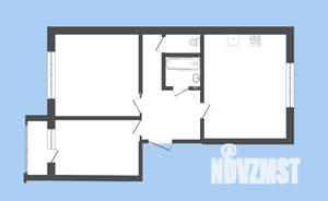 2-к квартира, вторичка, 54м2, 1/3 этаж