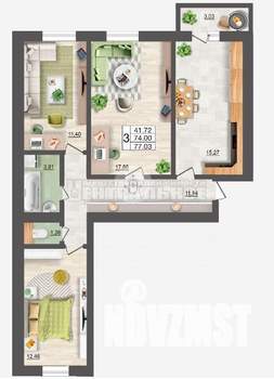 Фото квартиры на продажу (1)