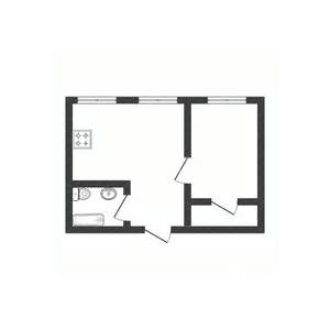 1-к квартира, вторичка, 30м2, 1/5 этаж