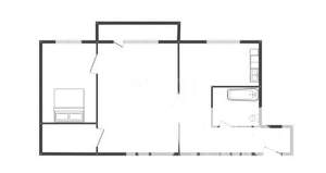 2-к квартира, вторичка, 44м2, 5/5 этаж