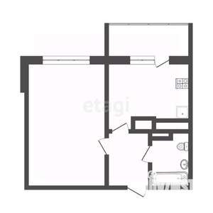 1-к квартира, вторичка, 37м2, 6/10 этаж