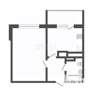 1-к квартира, вторичка, 36м2, 9/10 этаж