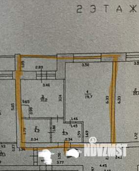 1-к квартира, вторичка, 40м2, 2/10 этаж