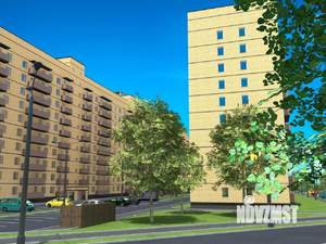 2-к квартира, строящийся дом, 59м2, 1/10 этаж