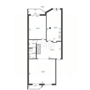 5-к квартира, вторичка, 227м2, 4/4 этаж