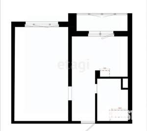 1-к квартира, вторичка, 30м2, 10/10 этаж