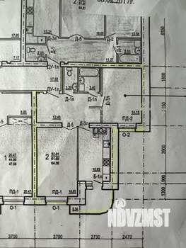 2-к квартира, вторичка, 63м2, 11/11 этаж
