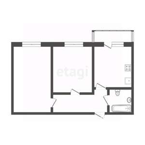 2-к квартира, вторичка, 55м2, 8/11 этаж