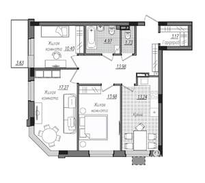 Фото квартиры на продажу (1)