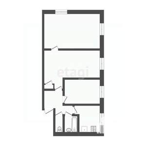 3-к квартира, вторичка, 55м2, 1/5 этаж
