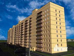 1-к квартира, строящийся дом, 41м2, 1/10 этаж