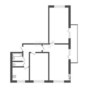 3-к квартира, вторичка, 80м2, 6/10 этаж
