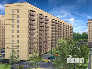 2-к квартира, строящийся дом, 56м2, 10/10 этаж