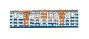 2-к квартира, строящийся дом, 62м2, 1/10 этаж