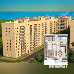 1-к квартира, вторичка, 35м2, 1/10 этаж