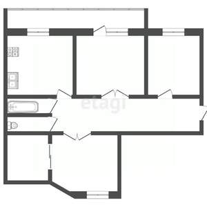 4-к квартира, вторичка, 80м2, 5/9 этаж