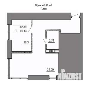 Студия квартира, вторичка, 49м2, 2/16 этаж