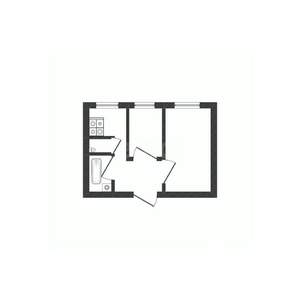 2-к квартира, вторичка, 54м2, 6/9 этаж