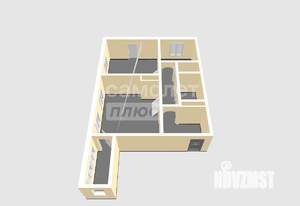 2-к квартира, вторичка, 62м2, 2/3 этаж