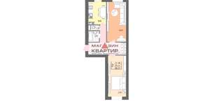 2-к квартира, вторичка, 69м2, 2/5 этаж