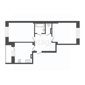 2-к квартира, вторичка, 62м2, 8/14 этаж