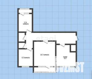 3-к квартира, вторичка, 68м2, 6/9 этаж