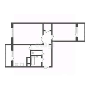 2-к квартира, вторичка, 53м2, 7/10 этаж