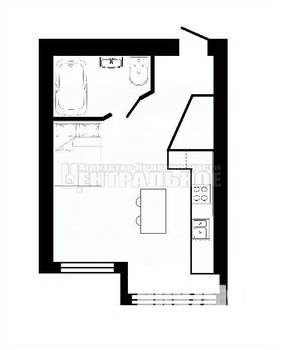1-к квартира, вторичка, 48м2, 1/10 этаж