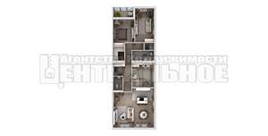 3-к квартира, вторичка, 111м2, 6/16 этаж