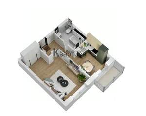 1-к квартира, вторичка, 39м2, 7/10 этаж