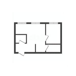 2-к квартира, вторичка, 45м2, 1/5 этаж