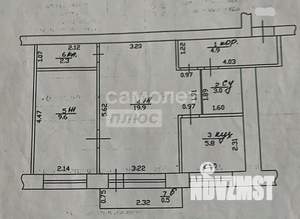 2-к квартира, вторичка, 46м2, 4/5 этаж