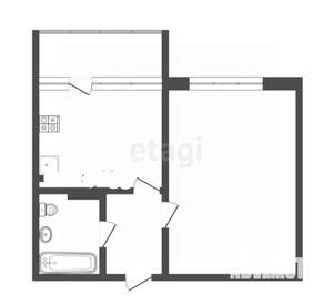 1-к квартира, вторичка, 36м2, 4/10 этаж