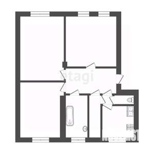3-к квартира, вторичка, 78м2, 1/5 этаж