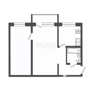 2-к квартира, вторичка, 45м2, 5/5 этаж