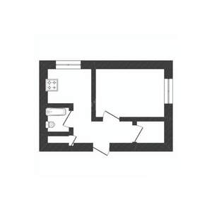1-к квартира, вторичка, 45м2, 3/9 этаж