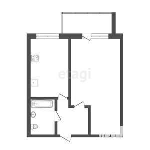 1-к квартира, вторичка, 45м2, 9/10 этаж