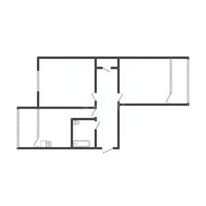 2-к квартира, вторичка, 60м2, 8/9 этаж