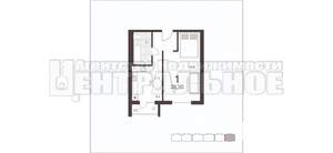 1-к квартира, вторичка, 39м2, 8/10 этаж