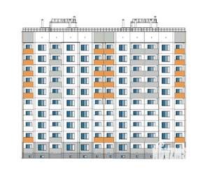 2-к квартира, строящийся дом, 74м2, 10/10 этаж